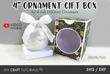 Load image into Gallery viewer, Ornament Box SVG Bundle - 3 Sizes