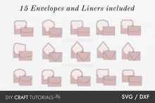 Load image into Gallery viewer, A2 Envelope Templates - 4.375 x 5.75 in