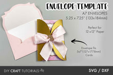 Load image into Gallery viewer, A7 Envelope Templates - 5.25 x 7.25 in