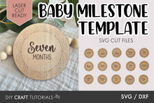 Load image into Gallery viewer, Boho Baby Milestone SVG