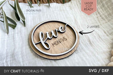 Load image into Gallery viewer, Baby Milestone SVG Bundle for Laser Cutters