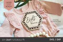 Load image into Gallery viewer, Baby Milestone SVG - Rattan Hexagon