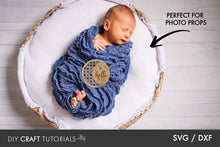 Load image into Gallery viewer, Celestial Moon and Star Baby Milestone SVG