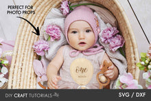 Load image into Gallery viewer, Balloon Baby Milestone SVG