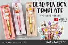 Load image into Gallery viewer, Beaded Pen Box Template