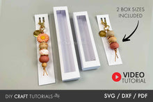 Load image into Gallery viewer, Beaded Keychain Box SVG
