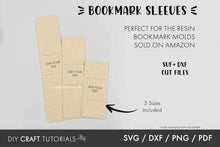 Load image into Gallery viewer, Bookmark Sleeve SVG 1
