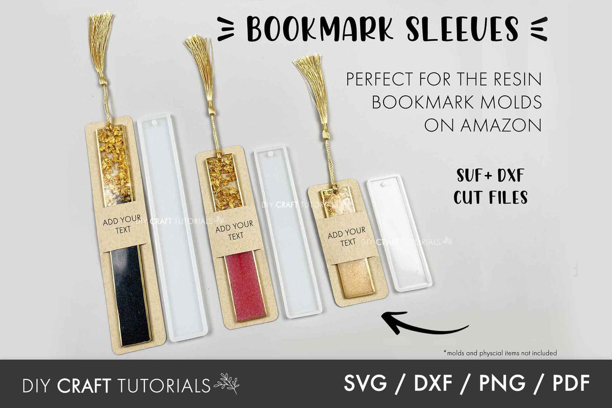 Bookmark Sleeve SVG 2 DIY Craft Tutorials