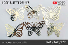 Load image into Gallery viewer, Lace Butterfly SVG