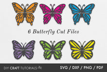 Load image into Gallery viewer, Butterfly SVG