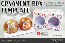 Load image into Gallery viewer, Double Ornament Box SVG Bundle - 6 Sizes