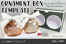 Load image into Gallery viewer, Double Ornament Box SVG Bundle - 6 Sizes