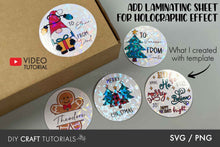 Load image into Gallery viewer, Printable Christmas Stickers - Vol 2