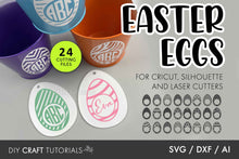 Load image into Gallery viewer, Monogram Easter Egg SVG - Set 3