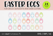 Load image into Gallery viewer, Monogram Easter Egg SVG - Set 3