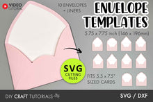 Load image into Gallery viewer, Envelope Template 5.75 x 7.75