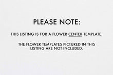 Load image into Gallery viewer, Paper Flower Center SVG