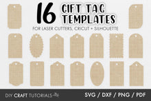 Load image into Gallery viewer, Gift Tags SVG Template
