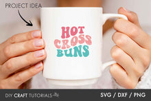 Load image into Gallery viewer, Hot Cross Bun SVG