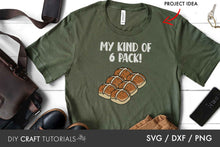 Load image into Gallery viewer, Hot Cross Bun SVG