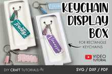 Load image into Gallery viewer, Rectangle Keychain Box SVG