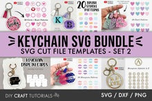 Load image into Gallery viewer, Keychain SVG Bundle - Set 2