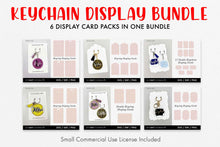 Load image into Gallery viewer, Keychain Display Card SVG Bundle