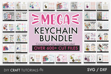 Load image into Gallery viewer, MEGA Keychain SVG Bundle