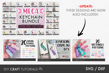 Load image into Gallery viewer, MEGA Keychain SVG Bundle