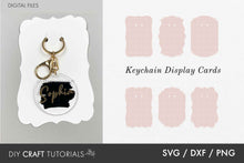Load image into Gallery viewer, Ornate Keychain Display Card SVG - Set 2