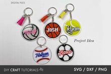 Load image into Gallery viewer, Sport Keychain SVG