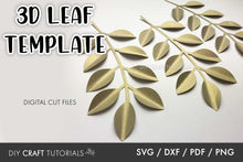 Load image into Gallery viewer, Leaf SVG Template 10