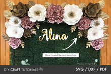 Load image into Gallery viewer, Leaf SVG Template 8