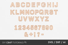 Load image into Gallery viewer, Mermaid Alphabet SVG