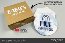 Load image into Gallery viewer, Baby Milestone Disc SVG - Set 6