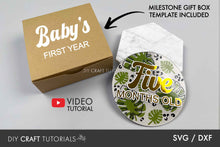 Load image into Gallery viewer, Monstera Milestone Disc SVG - Set 14