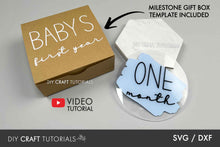 Load image into Gallery viewer, Baby Milestone Disc SVG - Set 9
