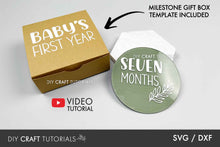 Load image into Gallery viewer, Baby Milestone Disc SVG - Set 4