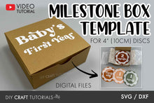 Load image into Gallery viewer, Baby Milestone Box Template