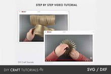 Load image into Gallery viewer, Paper Flower Center SVG