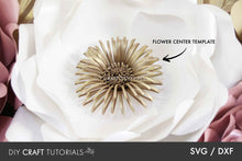 Load image into Gallery viewer, Paper Flower Center SVG