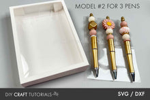 Load image into Gallery viewer, Beaded Pen Box SVG