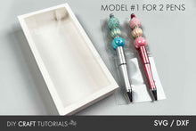 Load image into Gallery viewer, Beaded Pen Box SVG