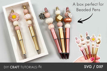 Load image into Gallery viewer, Beaded Pen Box SVG
