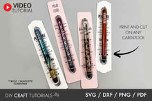 Load image into Gallery viewer, Resin Pen Care Card SVG