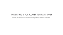 Load image into Gallery viewer, Paper Flower Template - Set 3