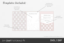 Load image into Gallery viewer, Pocket Wedding Invitation Card - Moroccan