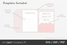 Load image into Gallery viewer, Pocket Wedding Invitation Card - Ornate