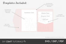 Load image into Gallery viewer, Pocket Wedding Invitation Card