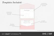 Load image into Gallery viewer, Pocket Wedding Invitation Template - Landscape